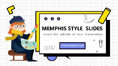 Creative Memphis Style PowerPoint Templates