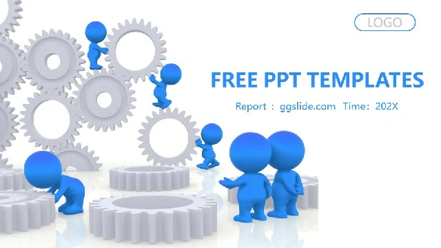 <b>3D Small Man Business PowerPoint Templates</b>