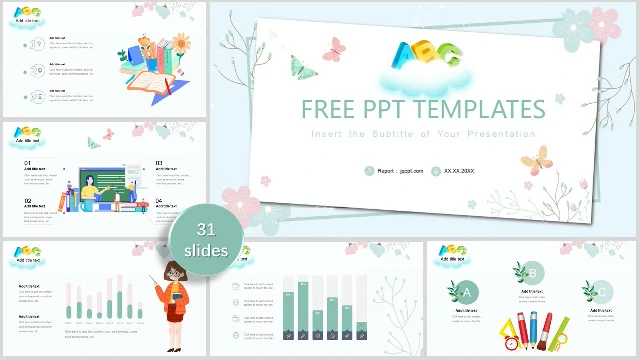 <b>Elegant and Fresh Style PowerPoint Templates</b>