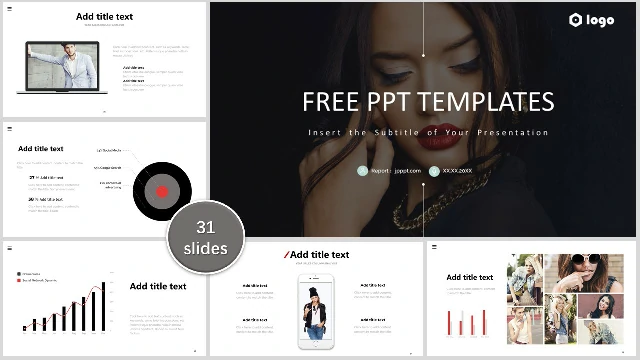 Free fashion presentation powerpoint and Google slides