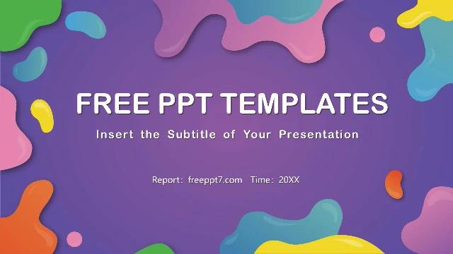 Colorful Youth Style PowerPoint Templates