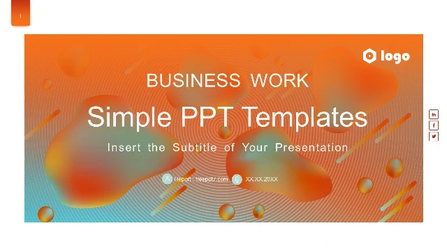 orange backgrounds for powerpoint
