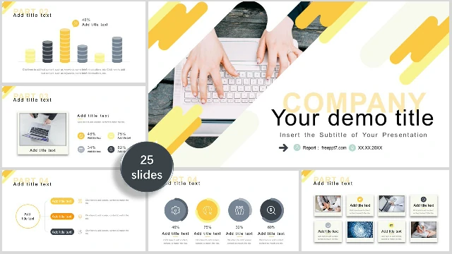 Yellow Creative Business PowerPoint Templates