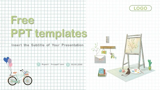 Fresh Artboard Background PowerPoint Templates