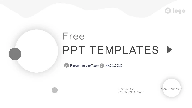 <b>Gray simple style business PPT templates</b>