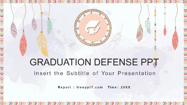 Fresh Thesis Defense PowerPoint Templates