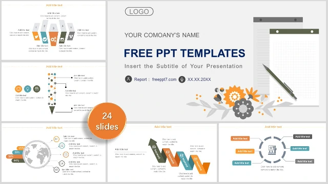 Colorful Creative Business Report PowerPoint Templates