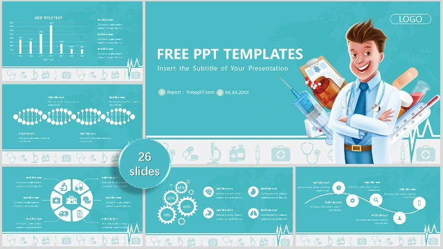 <b>Cartoon Style Medicine PowerPoint Templates</b>