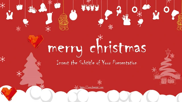 2022 Merry Christmas Theme PowerPoint Templates