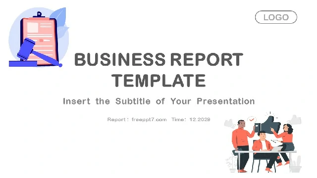 Colorful debriefing report PowerPoint templates