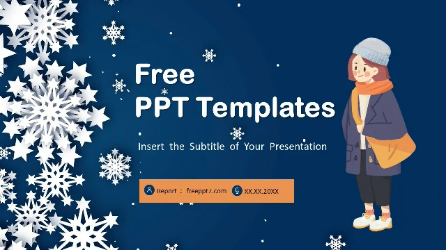 <b>Cartoon Style Winter PowerPoint Templates</b>