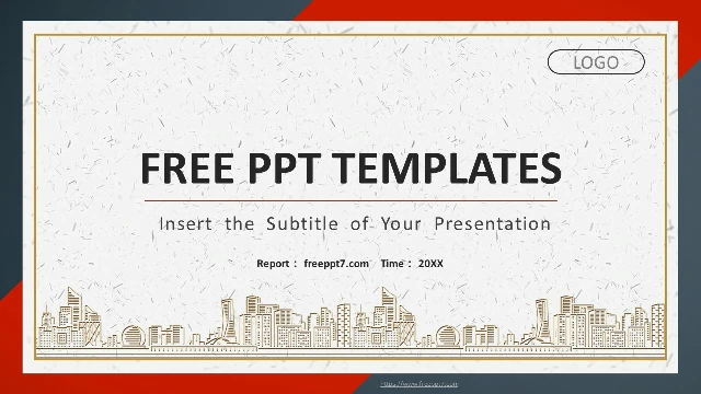 Red and Black Business PowerPoint Templates