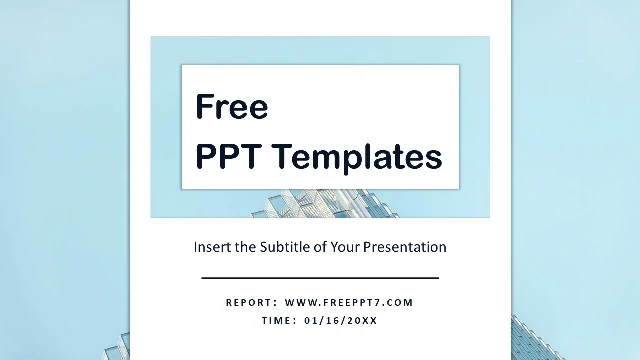 Blue Personal Resume PowerPoint Templates