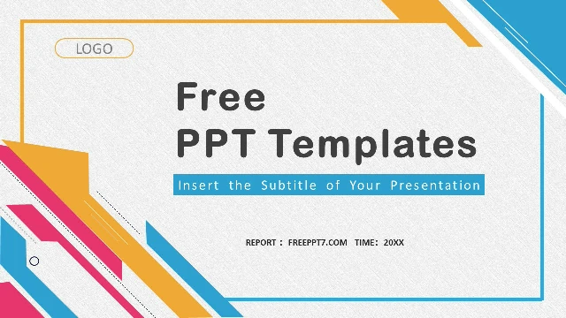 <b>Colorful slash business PowerPoint templates</b>