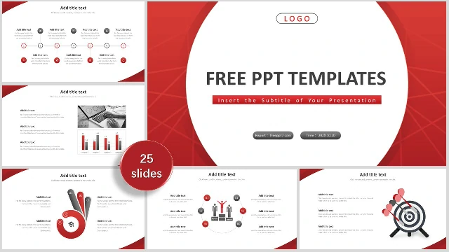 <b>Red Simple Business PowerPoint Templates</b>