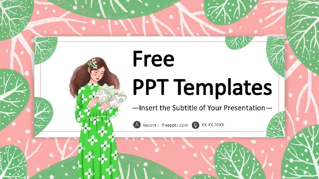 <b>Cartoon Style Spring Theme PowerPoint Templates</b>