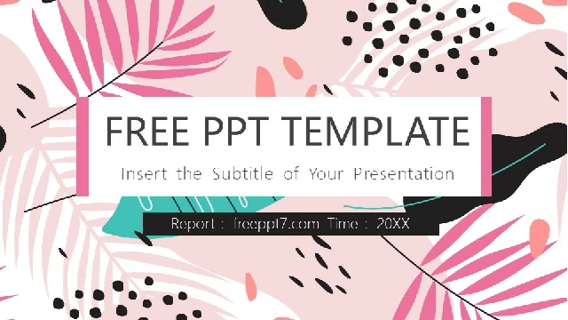 <b>23-page Pink Fashion Business PPT Templates with Graffiti Style</b>