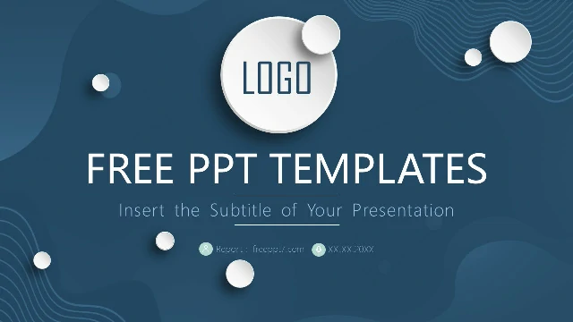 <b>Simple business PowerPoint template | 3D style</b>