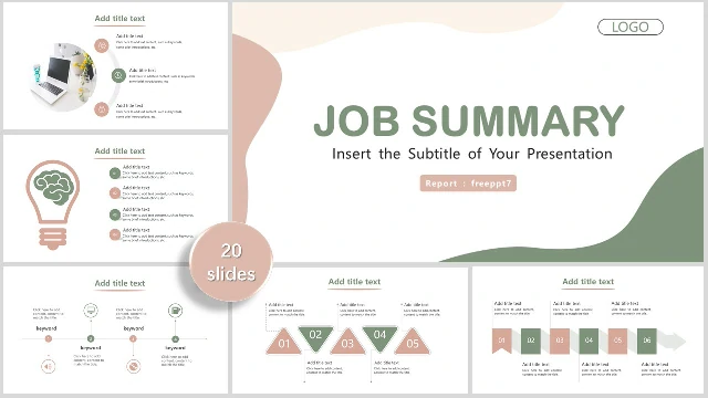 Morandi Color Business PowerPoint Template: Minimalistic St