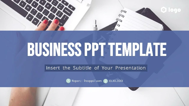 <b>High-end Business Report PowerPoint Templates</b>