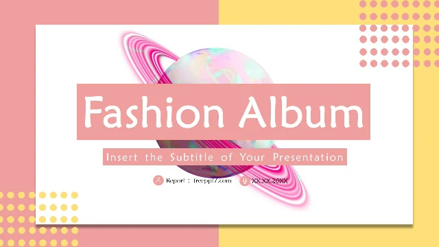 <b>Stylish Fashion Album Template for Your Presentations</b>