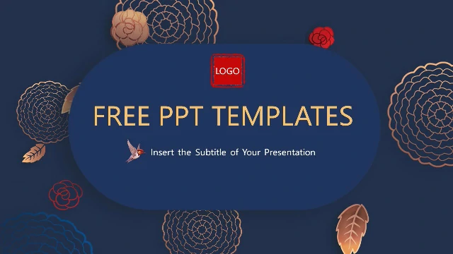 <b>Chinese style Business Plan PowerPoint Templates - nice</b>