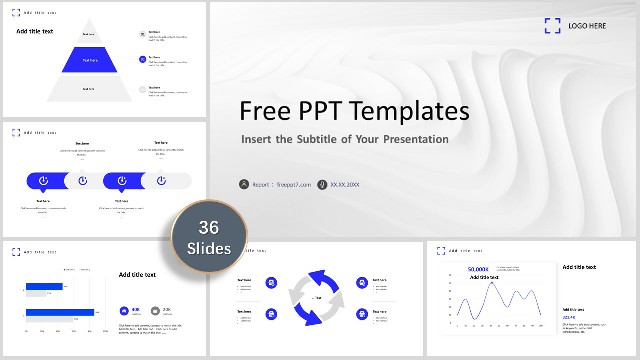 Nice! Minimalist style Business Report PowerPoint Templates