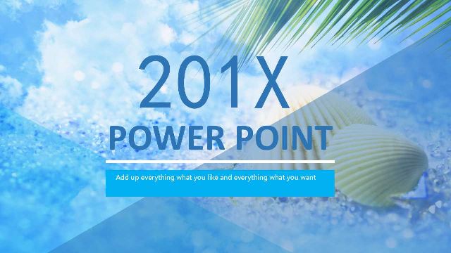 Summer PowerPoint template