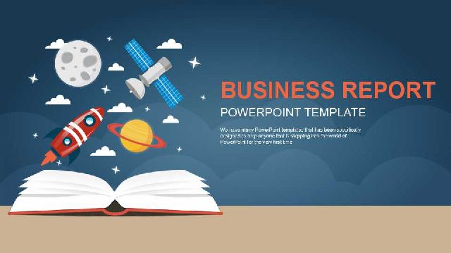 Flat Cartoon PowerPoint Template