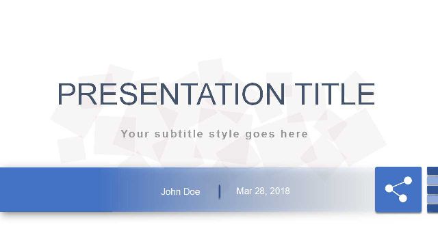 Simple Blue PowerPoint Template