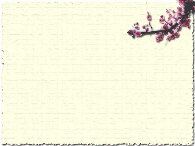 <b>Classical Plum Blossom PowerPoint Template</b>