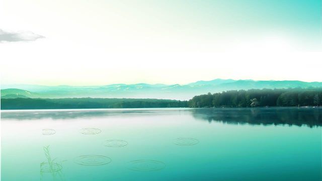 <b>Lake light mountain color PowerPoint backgrounds</b>
