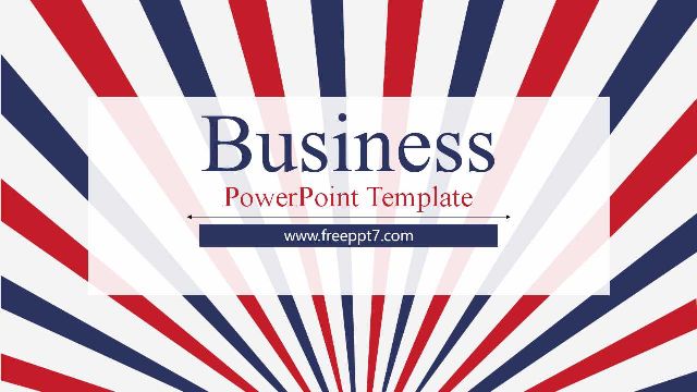 <b>Simple business report PPT template</b>