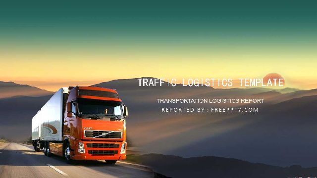 <b>Logistics Transportation PowerPoint Templates</b>