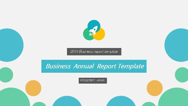 <b>201X business annual report template</b>