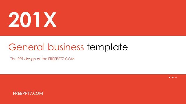Red General Business PowerPoint Templates
