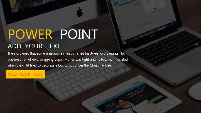 High-end global business PowerPoint template