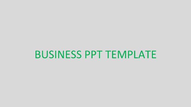 Gray minimalist PowerPoint templa