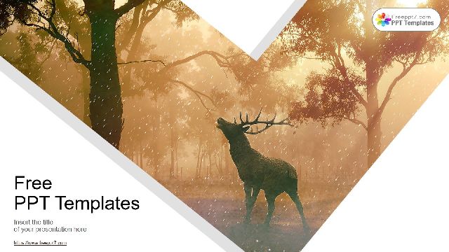 Elk PowerPoint Templates（Widescreen 16:9）