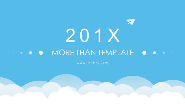 Paper Plane PowerPoint Template