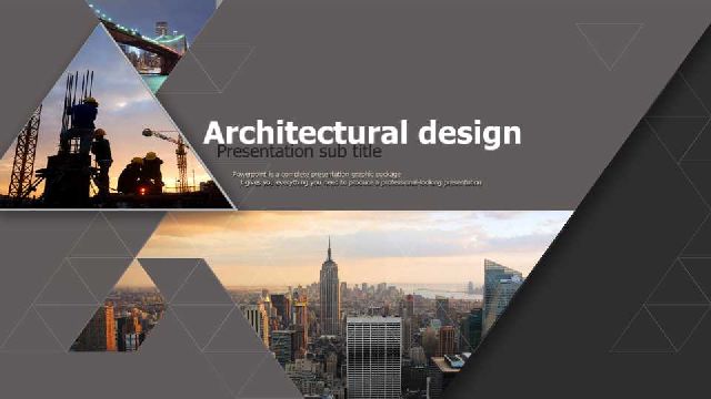 Architectural design PowerPoint templates