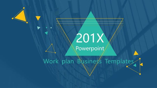 <b>Business Work Plan PowerPoint Template</b>