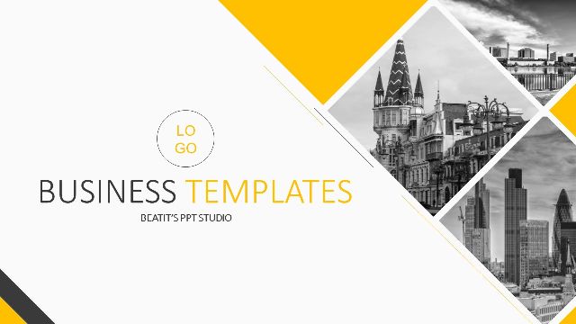 <b>High quality flat business PowerPoint template</b>