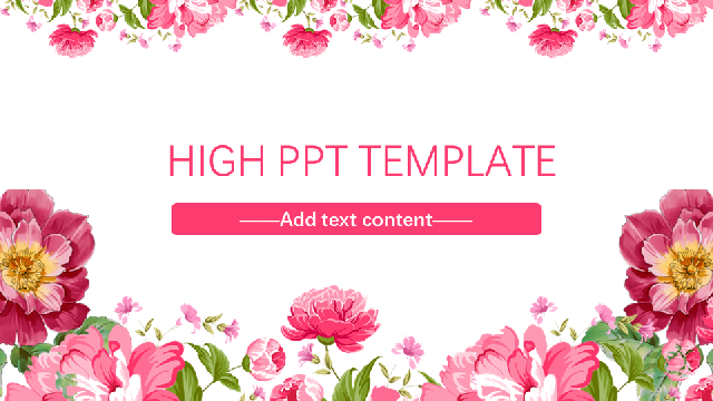 High-end literary style PPT template