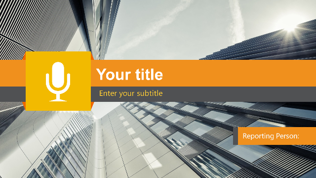 <b>Orange Gray Business PowerPoint Template</b>