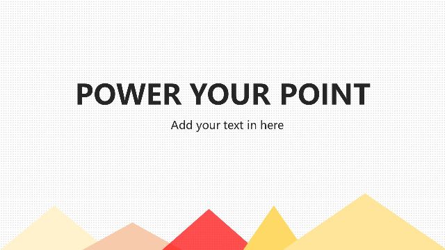 <b>Flat Style Business PowerPoint Template</b>
