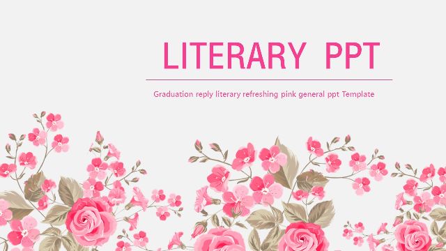 <b>Pink universal PowerPoint template</b>