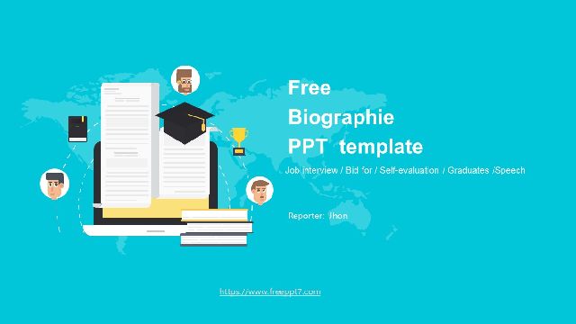 PowerPoint template for 2019 resumes