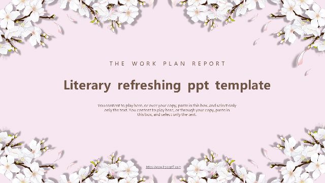 Work plan business report PowerPoint templates