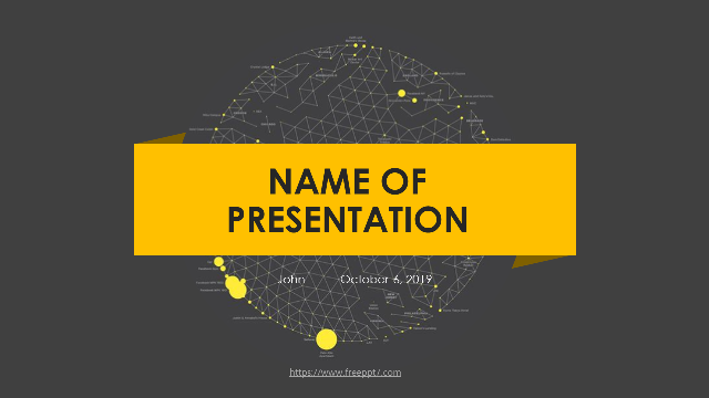 <b>Black and Yellow PowerPoint Templates</b>